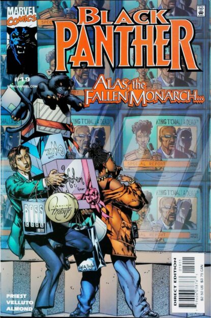 Couverture de BLACK PANTHER (1998) #19 - par Sal Velluto - lecubeacomics.com