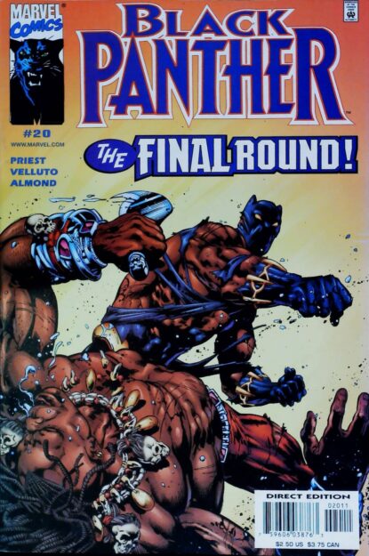 Couverture de BLACK PANTHER (1998) #20 - par Sal Velluto - lecubeacomics.com
