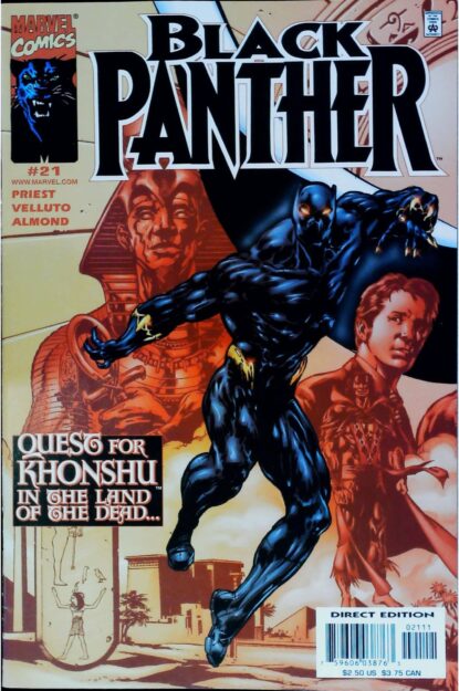 Couverture de BLACK PANTHER (1998) #21 - par Sal Velluto - lecubeacomics.com