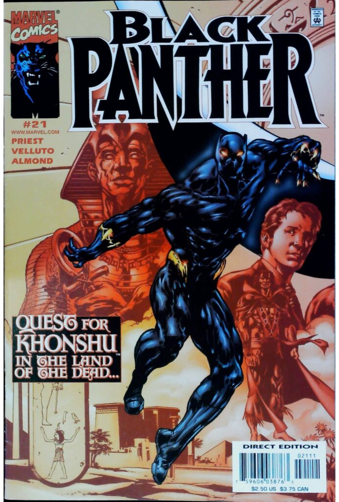 Black Panther #21, vue de l'exemplaire