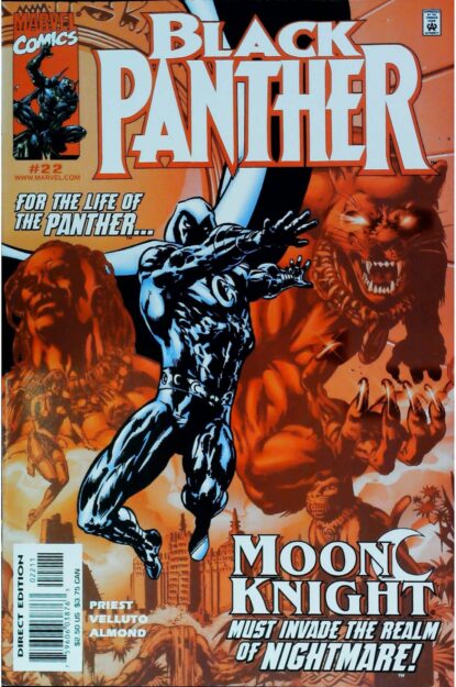 Couverture de BLACK PANTHER (1998) #22 - par Sal Velluto - lecubeacomics.com