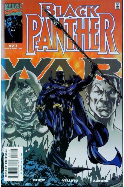 Couverture de BLACK PANTHER (1998) #27 - par Sal Velluto - lecubeacomics.com