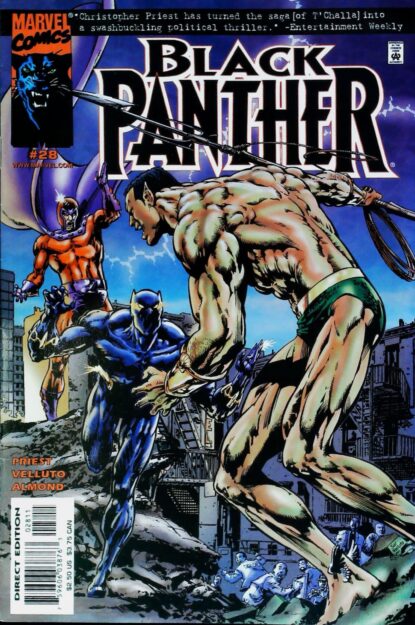 Couverture de BLACK PANTHER (1998) #28 - par Sal Velluto - lecubeacomics.com