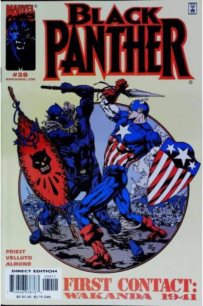 Couverture de BLACK PANTHER (1998) #30 - par Sal Velluto - lecubeacomics.com