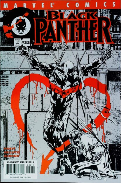 Couverture de BLACK PANTHER (1998) #32 - par Sal Velluto - lecubeacomics.com