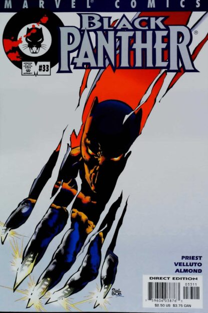 Couverture de BLACK PANTHER (1998) #33 - par Sal Velluto - lecubeacomics.com