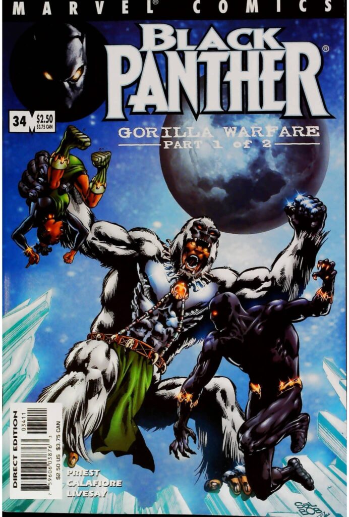 Black Panther #34, vue de l'exemplaire