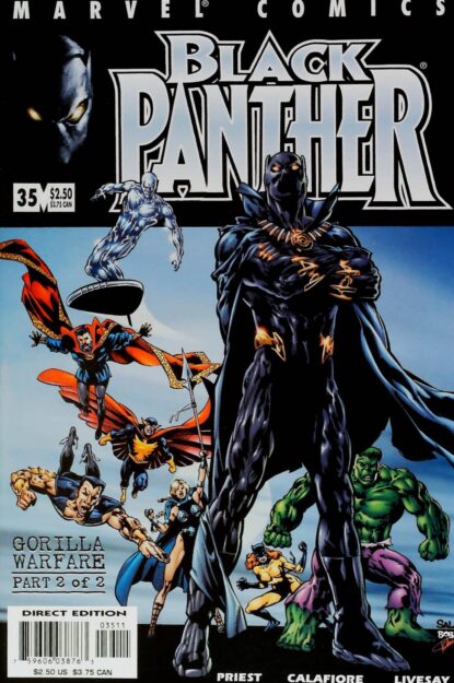 Couverture de BLACK PANTHER (1998) #35 - par Sal Velluto - lecubeacomics.com