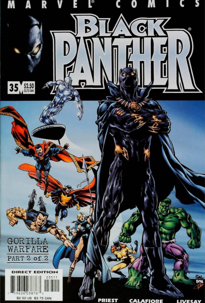 Black Panther #35, vue de l'exemplaire