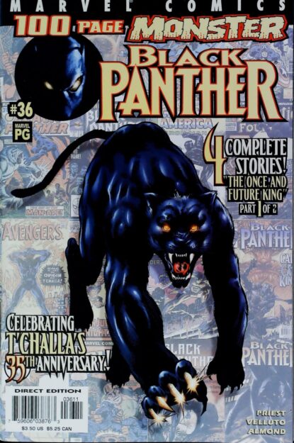 Couverture de BLACK PANTHER (1998) #36 - par Sal Velluto - lecubeacomics.com