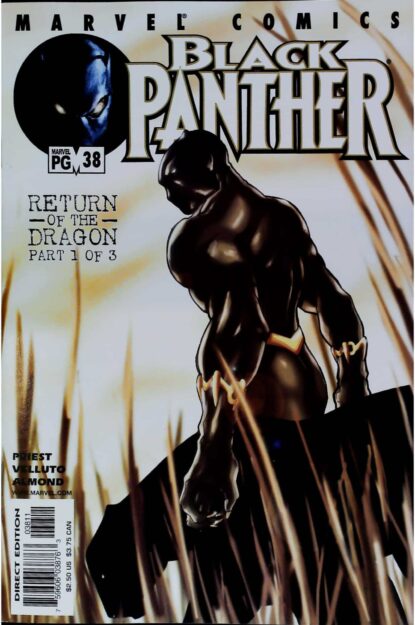 Couverture de BLACK PANTHER (1998) #38 - par Steve Uy - lecubeacomics.com