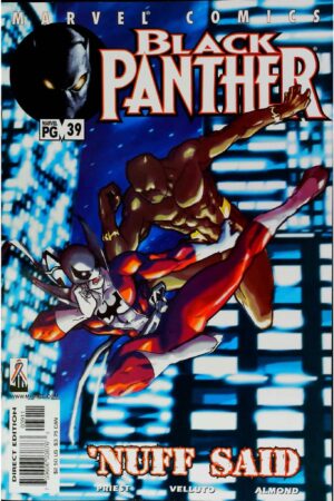 Couverture de BLACK PANTHER (1998) #39 - par Steve Uy - lecubeacomics.com