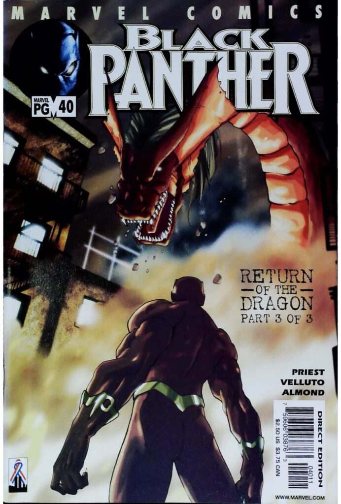 Black Panther #40, vue de l'exemplaire