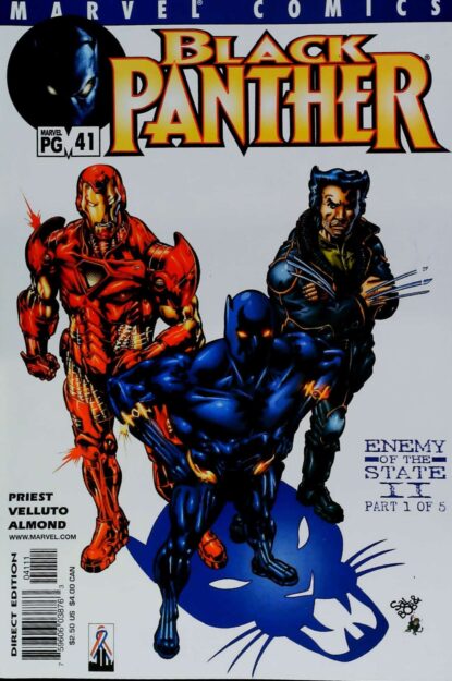 Couverture de BLACK PANTHER (1998) #41 - par Sal Velluto - lecubeacomics.com