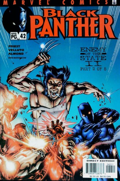 Couverture de BLACK PANTHER (1998) #42 - par Sal Velluto - lecubeacomics.com