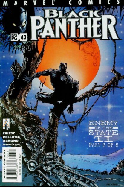 Couverture de BLACK PANTHER (1998) #43 - par Sal Velluto - lecubeacomics.com