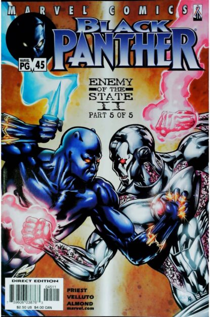 Couverture de BLACK PANTHER (1998) #45 - par Sal Velluto - lecubeacomics.com