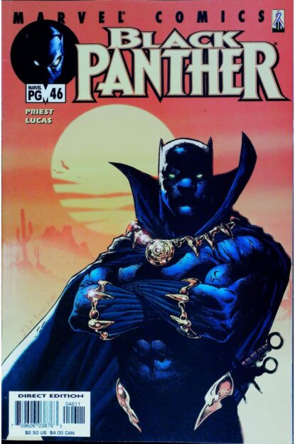 Couverture de BLACK PANTHER (1998) #46 - par Jorge Luis Pereira - lecubeacomics.com