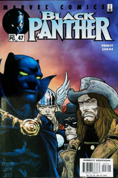 Couverture de BLACK PANTHER (1998) #47 - par Jorge Luis Pereira - lecubeacomics.com