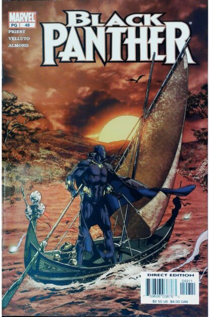Couverture de BLACK PANTHER (1998) #49 - par Sal Velluto - lecubeacomics.com