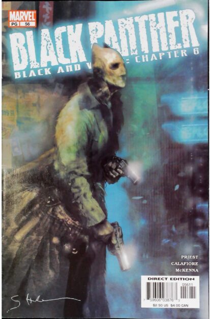 Couverture de BLACK PANTHER (1998) #56 - par Christopher Shy - lecubeacomics.com