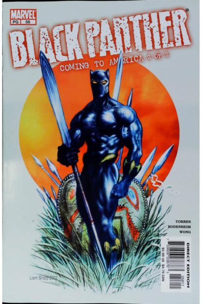 Couverture de BLACK PANTHER (1998) #58 - par Liam Sharp - lecubeacomics.com