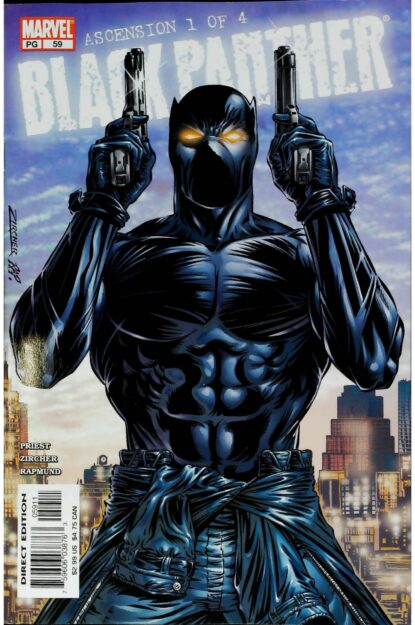 Couverture de BLACK PANTHER (1998) #59 - par Patrick Zircher - lecubeacomics.com