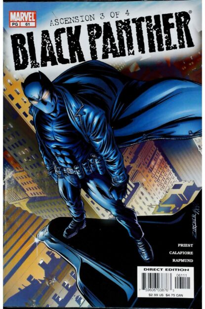 Couverture de BLACK PANTHER (1998) #61 - par Patrick Zircher - lecubeacomics.com