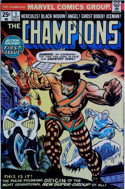 CHAMPIONS (1975) #1 - Marvel - lecubeacomics.com Couverture de CHAMPIONS (1975) #1 - par Gil Kane - lecubeacomics.com