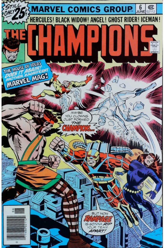 Champions #6, exemplaire FN+ 6.5, recto