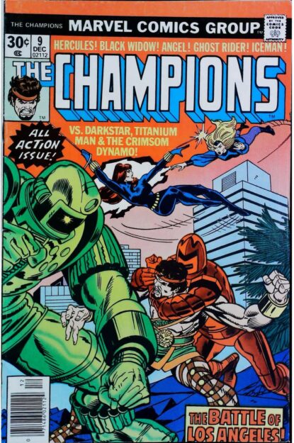 Couverture de CHAMPIONS (1975) #9 - par Gil Kane - lecubeacomics.com