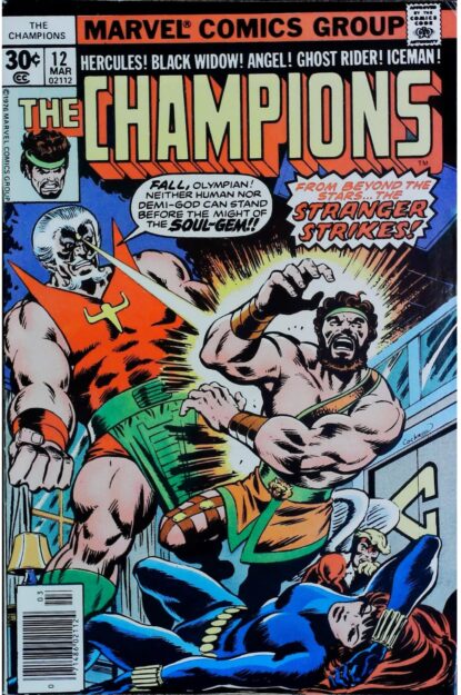 Couverture de CHAMPIONS (1975) #12 - par Dave Cockrum - lecubeacomics.com