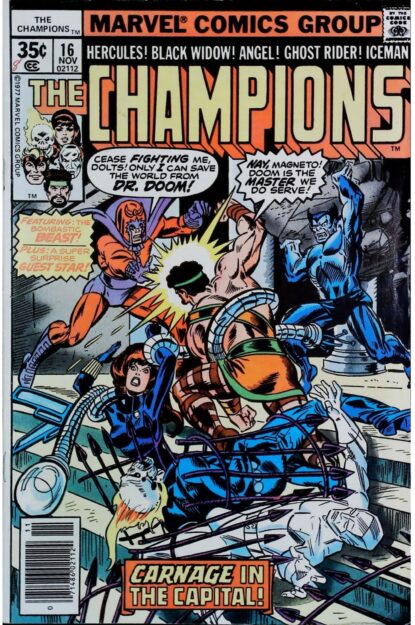 Couverture de CHAMPIONS (1975) #16 - par Gil Kane - lecubeacomics.com