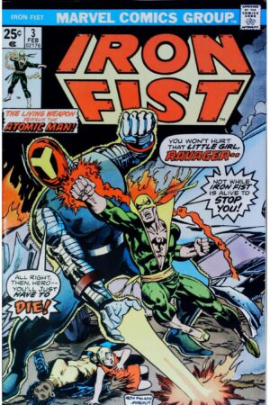 Couverture de IRON FIST (1975) #3 - par Keith Pollard - lecubeacomics.com