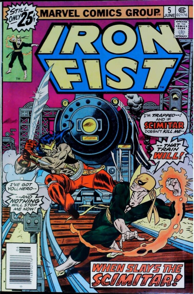 Iron Fist #5, vue de l'exemplaire