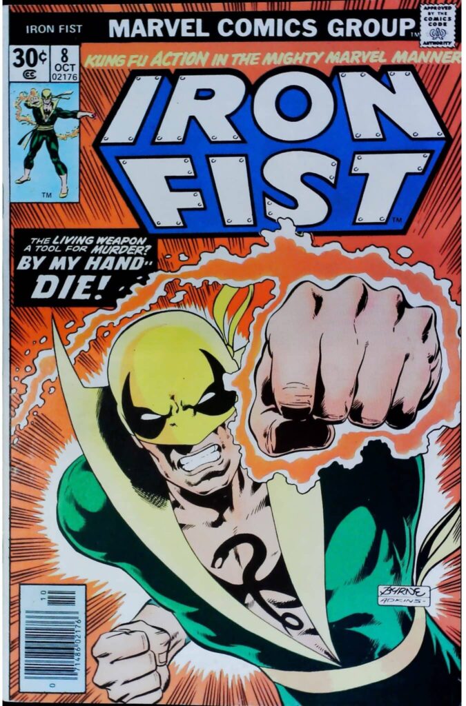 Iron Fist #8, exemplaire FN/VF 7.0, recto