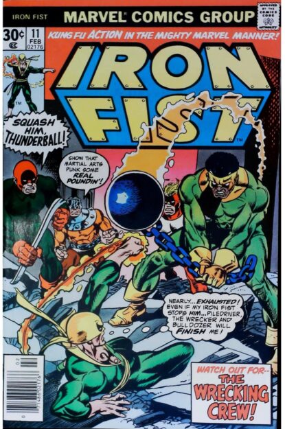 IRON FIST (1975) #11 - Marvel - lecubeacomics.com Couverture de IRON FIST (1975) #11 - par Gil Kane - lecubeacomics.com