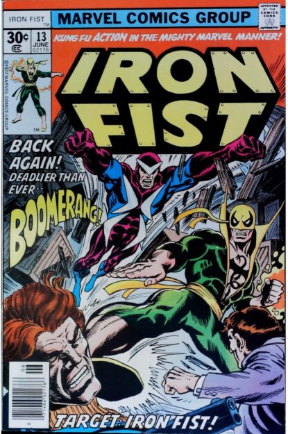 Couverture de IRON FIST (1975) #13 - par Dave Cockrum - lecubeacomics.com
