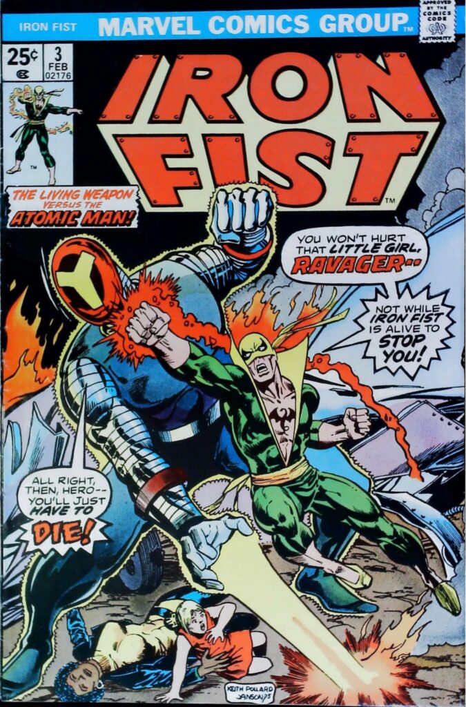Iron Fist #3, exemplaire FN- 5.5, recto