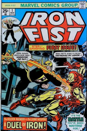 Couverture de IRON FIST (1975) #1 - par Gil Kane - lecubeacomics.com