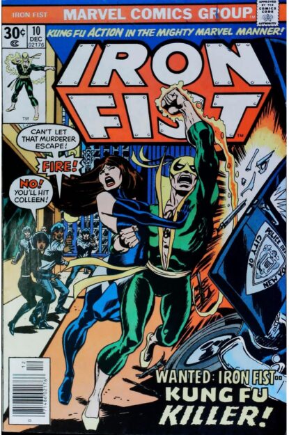IRON FIST (1975) #10 - Marvel - lecubeacomics.com Couverture de IRON FIST (1975) #10 - par Dave Cockrum - lecubeacomics.com