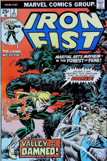 Couverture de IRON FIST (1975) #2 - par Gil Kane - lecubeacomics.com