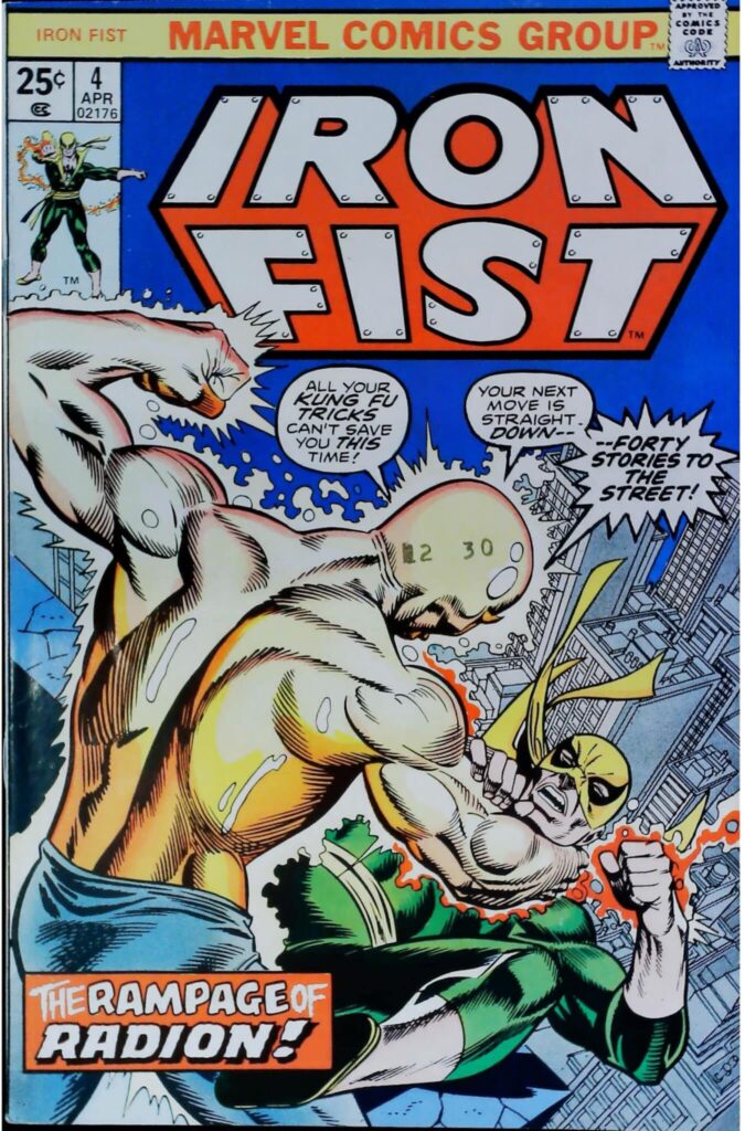 Iron Fist #4, exemplaire VF 8.0, recto