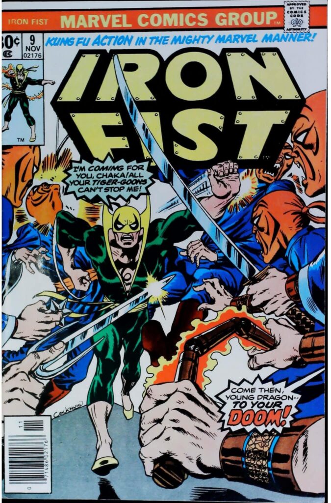 Iron Fist #9, exemplaire VF+ 8.5, recto