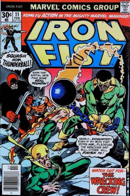Couverture de IRON FIST (1975) #11 - par Gil Kane - lecubeacomics.com