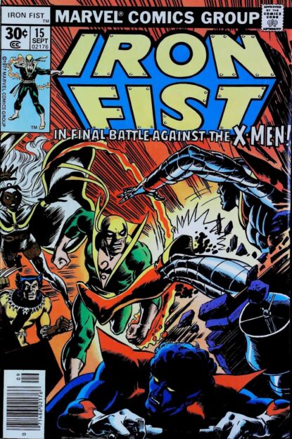 Couverture de IRON FIST (1975) #15 - par Dave Cockrum - lecubeacomics.com