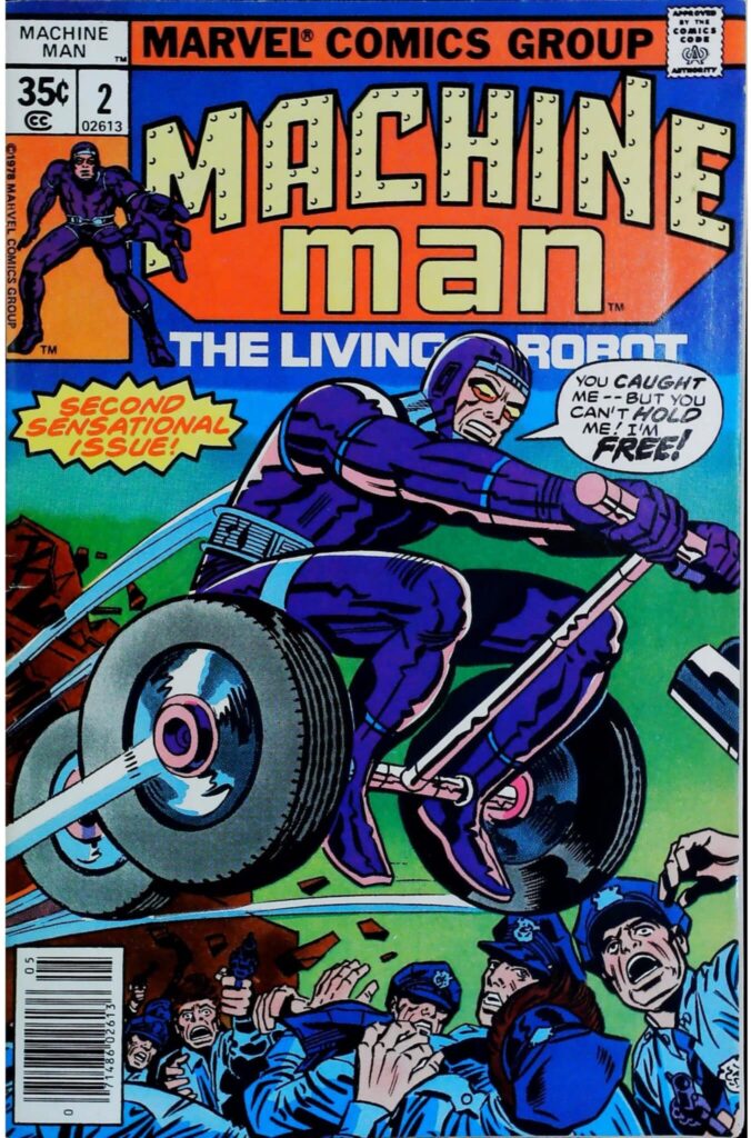 Machine Man #2, vue de l'exemplaire