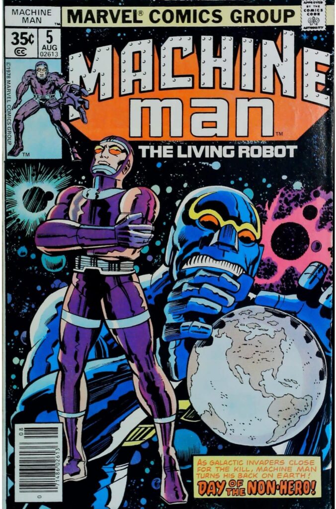 Machine Man #5, vue de l'exemplaire