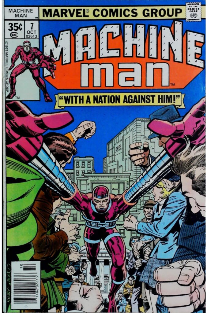 Machine Man #7, vue de l'exemplaire