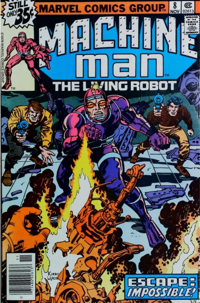 Machine Man #8, vue de l'exemplaire